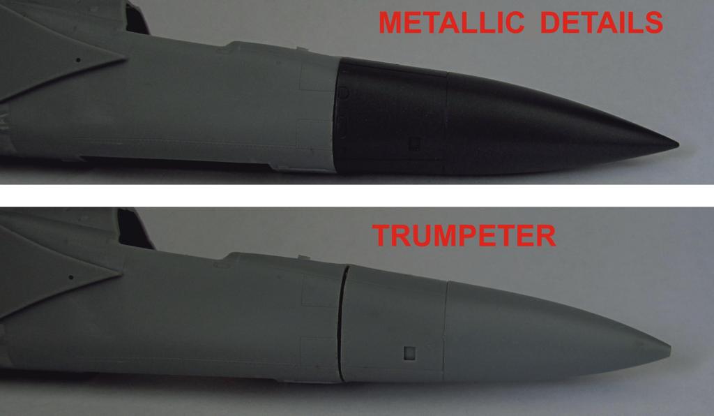 Metallic Details MDR 4802 Nose cone aircraft MiG-23 for Trumpeter 1/48 scale