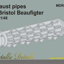 MDR4812 Bristol Beaufighter. Exhaust pipes