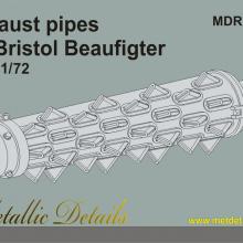 MDR7202 Bristol Beaufighter. Exhaust pipes