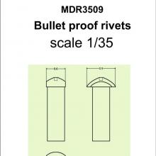 SMDR3509 Bullet proof rivets