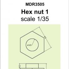 SMDR3505 Hex nut 1