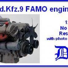 3507 Sd.Kfz.9 FAMO engine