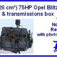 3512 3,6 L (3626 cm3) 75HP Opel Blitz engine & transmissions box