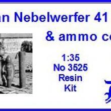 3525 German Nebelwerfer 41 ammo & ammo container