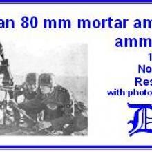 3527 German 80mm mortar ammo & ammo box