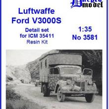 3581 Luftwaffe Ford V3000S Detail set for ICM 35411